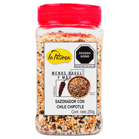 Bagel Seasoning with Chipotle 70g and 250g La Pasiega