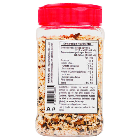 Bagel Seasoning with Chipotle 70g and 250g La Pasiega