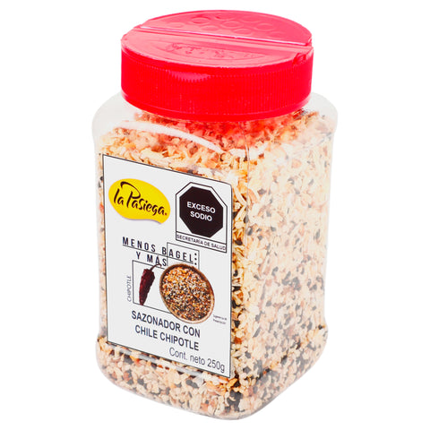 Bagel Seasoning with Chipotle 70g and 250g La Pasiega