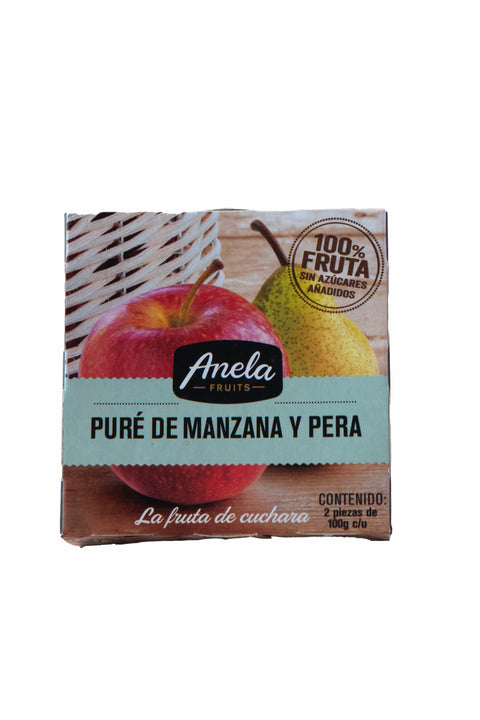 Anela Puré de Manzana y Pera  (2x100g)