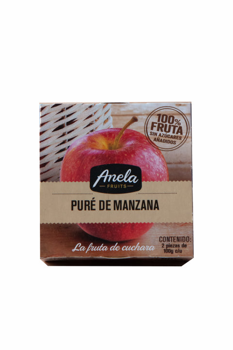 Anela Puré de Manzana y Canela  (2x100g)