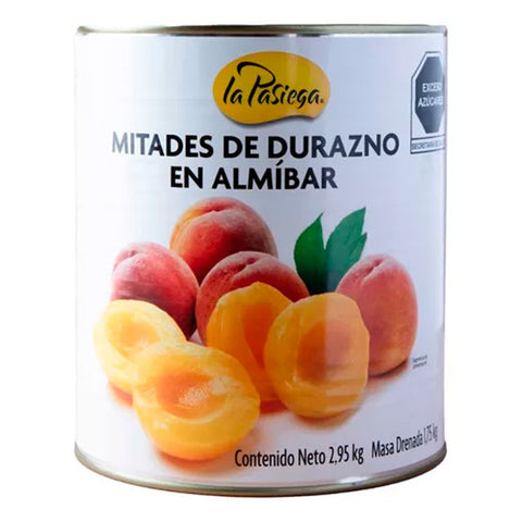 La Pasiega Mitades de Durazno en Almíbar 2.95kg