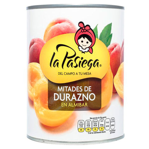 La Pasiega Mitades de Durazno en Almíbar 820gr