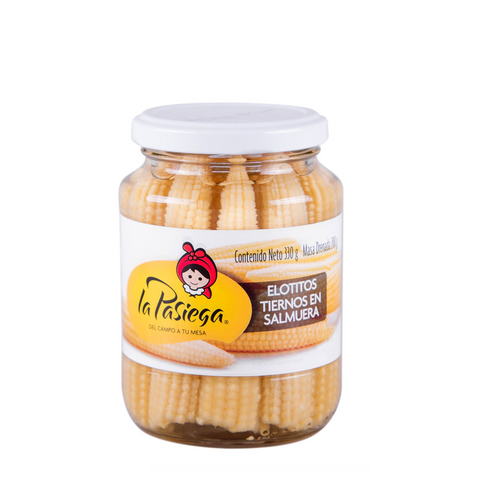 Tender Corn in Brine 330g La Pasiega