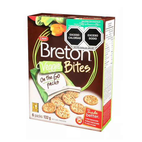 Breton Bites Veggie Dare Cookies 132g