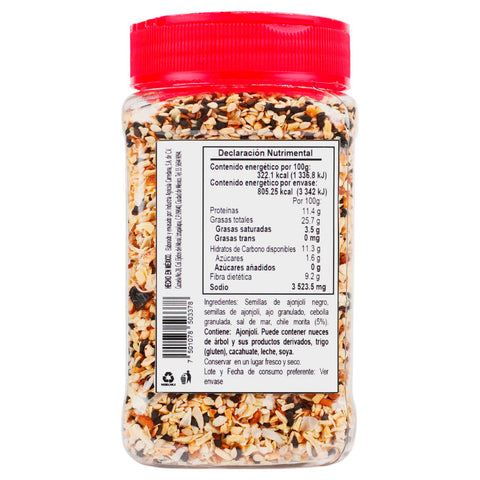 Bagel Seasoning with Morita 70g and 250g La Pasiega