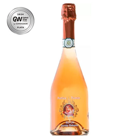 Sparkling Rosé Wine Cava Brut Perles Roses Cuvée Antonia Pinot Noir 750ml