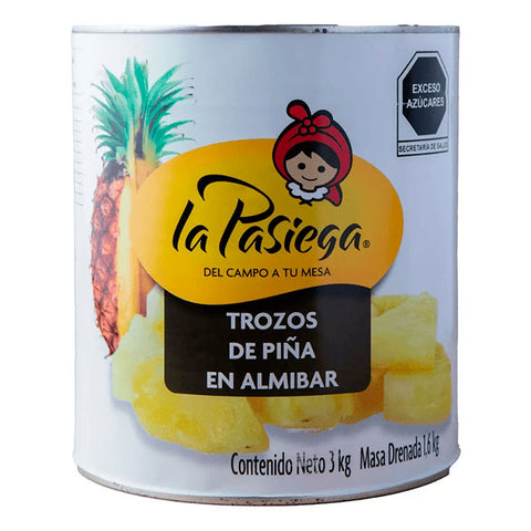 La Pasiega Trozos de Piña en Almíbar 3KG