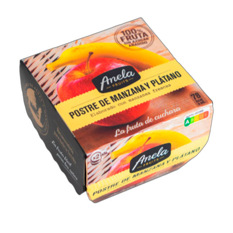 Anela Puré de Manzana y Plátano (2x100g)