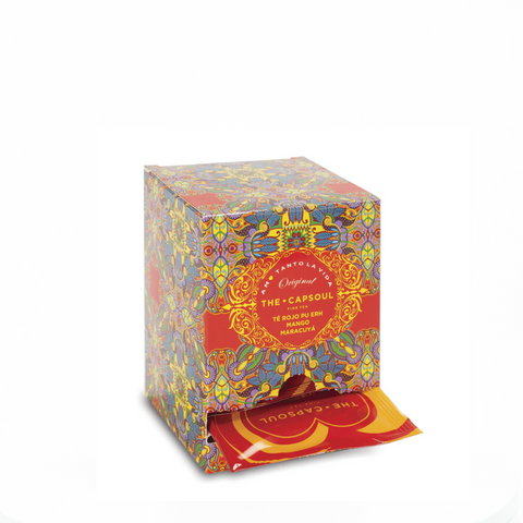 The Capsoul Pirámides de Té Rojo Mango Maracuya (15 sobres)