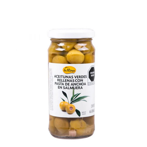 Anchovy Stuffed Olives 230g La Pasiega