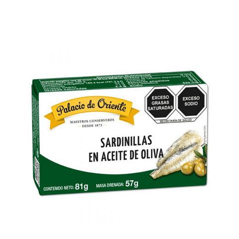 Sardines in Olive Oil Palacio de Oriente 81g