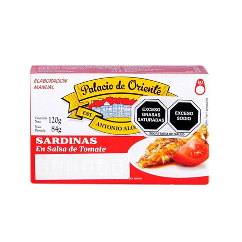 Sardines in Tomato Sauce Palacio de Oriente 120g