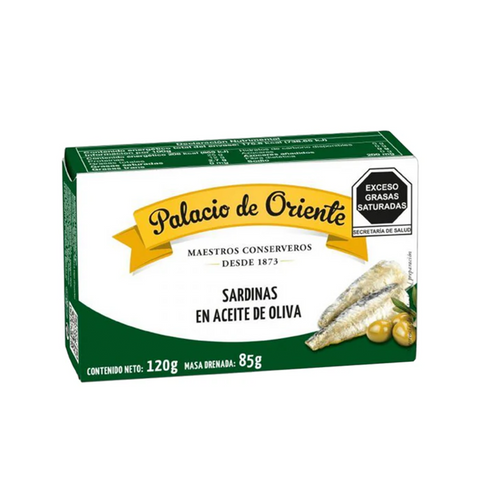 Sardines in Olive Oil Palacio de Oriente 120g 