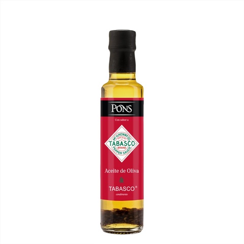 Pons Aceite de Oliva Infusionado con Tabasco 250ml