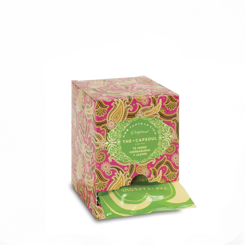 The Capsoul Green Tea Pyramids Peppermint Jasmine (15 sachets)