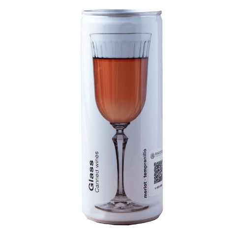 Vino Rosado Lata/Merlot Tempranillo 24/250ml