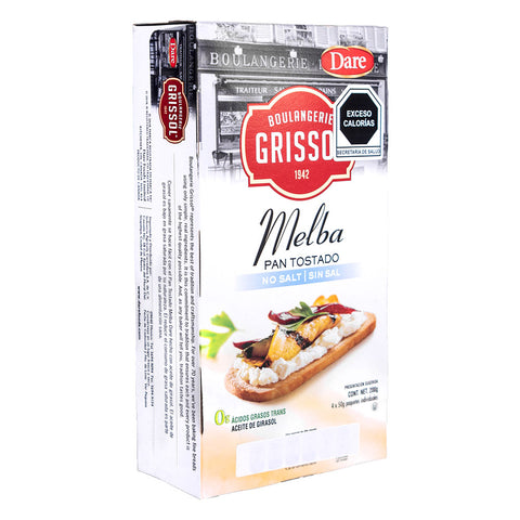 Melba Dare Bread Salt Free 200gr